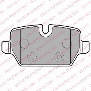 LP2247 Delphi Тормозные колодки дисковые, комплект