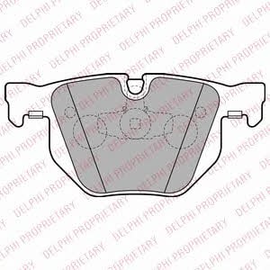 LP2256 Delphi Тормозные колодки дисковые, комплект