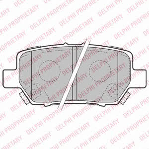 Delphi LP2160 Тормозные колодки дисковые, комплект LP2160: Отличная цена - Купить в Украине на EXIST.UA! LP2160 Delphi Тормозные колодки дисковые, комплект