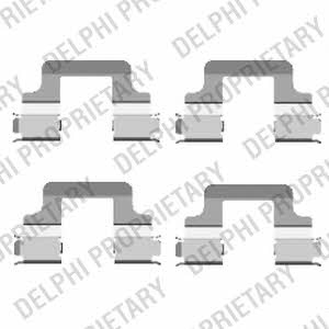 Delphi LX0437 Комплект монтажний гальмівних колодок LX0437: Купити в Україні - Добра ціна на EXIST.UA!