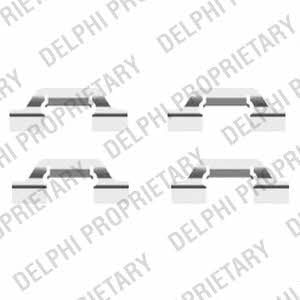 Delphi LX0438 Комплект монтажний гальмівних колодок LX0438: Приваблива ціна - Купити в Україні на EXIST.UA!