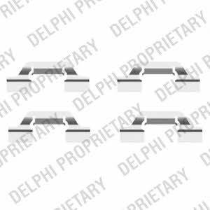 Delphi LX0438 Комплект монтажний гальмівних колодок LX0438: Приваблива ціна - Купити в Україні на EXIST.UA!