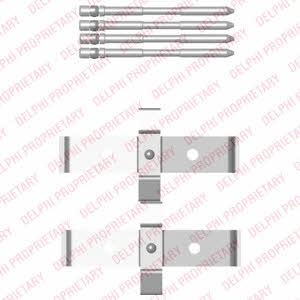 Delphi LX0469 Комплект монтажный тормозных колодок LX0469: Отличная цена - Купить в Украине на EXIST.UA! LX0469 Delphi Комплект монтажный тормозных колодок