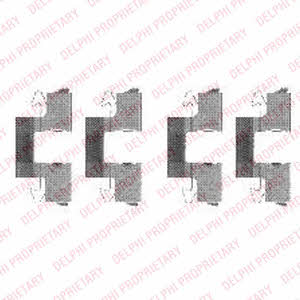 Delphi LX0474 Комплект монтажний гальмівних колодок LX0474: Купити в Україні - Добра ціна на EXIST.UA!