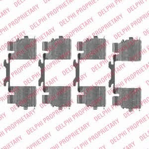 Delphi LX0476 Комплект монтажный тормозных колодок LX0476: Отличная цена - Купить в Украине на EXIST.UA! LX0476 Delphi Комплект монтажный тормозных колодок