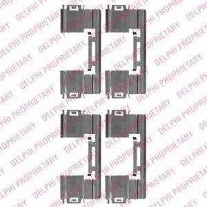 Delphi LX0551 Комплект монтажний гальмівних колодок LX0551: Купити в Україні - Добра ціна на EXIST.UA!