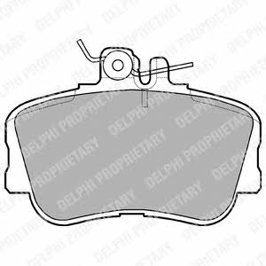 Delphi LP881 Тормозные колодки дисковые, комплект LP881: Отличная цена - Купить в Украине на EXIST.UA! LP881 Delphi Тормозные колодки дисковые, комплект