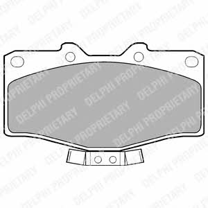 Delphi LP951 Гальмівні колодки, комплект LP951: Купити в Україні - Добра ціна на EXIST.UA!