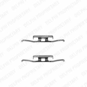 LX0198 Delphi Комплект монтажный тормозных колодок