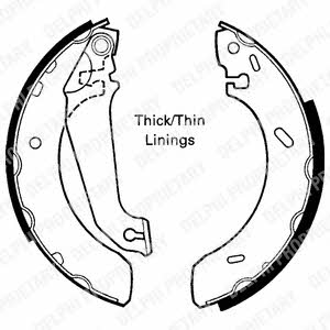 Delphi LS1617 Колодки гальмівні барабанні, комплект LS1617: Купити в Україні - Добра ціна на EXIST.UA!