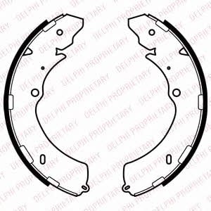 LS2063 Delphi Колодки тормозные барабанные, комплект