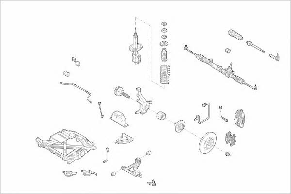 RENA17138F Delphi Подвеска колеса