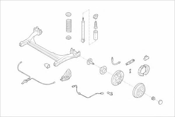 SKOD13363R Delphi Подвеска колеса