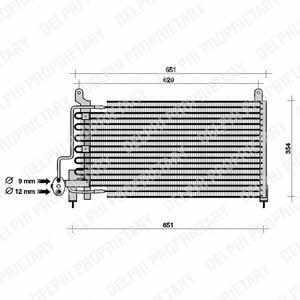 Delphi TSP0225049 Радіатор кондиціонера (Конденсатор) TSP0225049: Купити в Україні - Добра ціна на EXIST.UA!