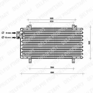 Delphi TSP0225059 Радіатор кондиціонера (Конденсатор) TSP0225059: Приваблива ціна - Купити в Україні на EXIST.UA!