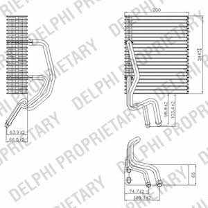 Delphi TSP0525177 Випарювач кондиціонеру TSP0525177: Купити в Україні - Добра ціна на EXIST.UA!