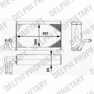 Delphi TSP0525182 Випарювач кондиціонеру TSP0525182: Купити в Україні - Добра ціна на EXIST.UA!