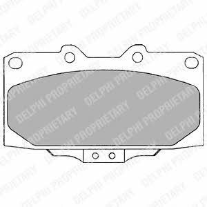 Delphi LP1020 Тормозные колодки дисковые, комплект LP1020: Отличная цена - Купить в Украине на EXIST.UA! LP1020 Delphi Тормозные колодки дисковые, комплект