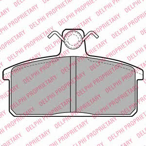 LP1201 Delphi Тормозные колодки дисковые, комплект