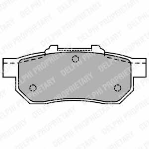 LP1456 Delphi Тормозные колодки дисковые, комплект