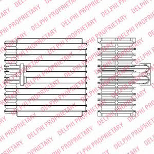 Delphi TSP0525203 Випарювач кондиціонеру TSP0525203: Купити в Україні - Добра ціна на EXIST.UA!