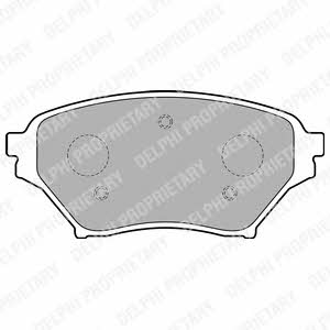 LP1761 Delphi Тормозные колодки дисковые, комплект