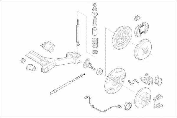 Delphi VW-01872-R Подвеска колеса VW01872R: Купить в Украине - Отличная цена на EXIST.UA! VW01872R Delphi Подвеска колеса