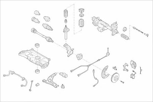 Delphi VW-18921-F Подвеска колеса VW18921F: Купить в Украине - Отличная цена на EXIST.UA! VW18921F Delphi Подвеска колеса
