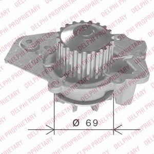 Delphi WP1507 Помпа водяна WP1507: Купити в Україні - Добра ціна на EXIST.UA!