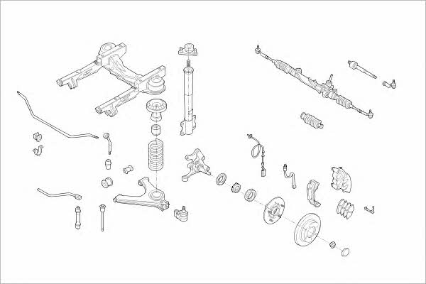 FORD14845F Delphi Подвеска колеса