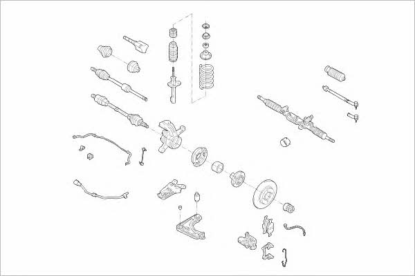 FORD17177F Delphi Подвеска колеса