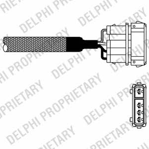 Delphi ES10976-12B1 Датчик кисневий / Лямбда-зонд ES1097612B1: Купити в Україні - Добра ціна на EXIST.UA!