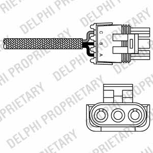 Delphi ES10990-12B1 Датчик кисневий / Лямбда-зонд ES1099012B1: Купити в Україні - Добра ціна на EXIST.UA!