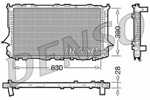 DENSO DRM02006 Радіатор охолодження двигуна DRM02006: Купити в Україні - Добра ціна на EXIST.UA!