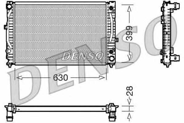 DENSO DRM02031 Радіатор охолодження двигуна DRM02031: Приваблива ціна - Купити в Україні на EXIST.UA!