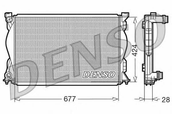 DENSO DRM02036 Радіатор охолодження двигуна DRM02036: Купити в Україні - Добра ціна на EXIST.UA!