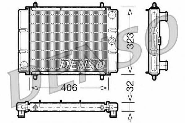 DENSO DRM03001 Радіатор охолодження двигуна DRM03001: Приваблива ціна - Купити в Україні на EXIST.UA!