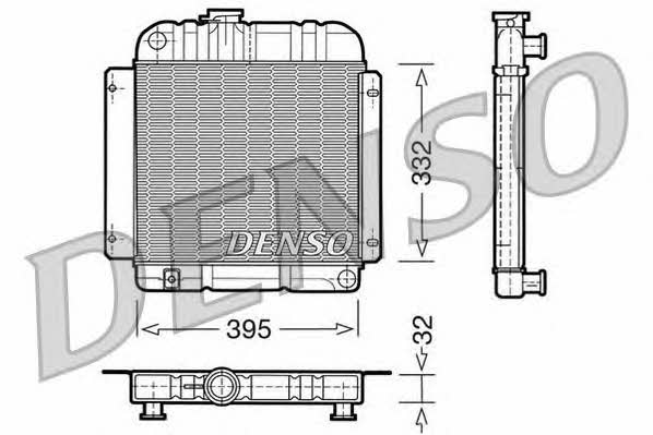 DENSO DRM05001 Радіатор охолодження двигуна DRM05001: Купити в Україні - Добра ціна на EXIST.UA!