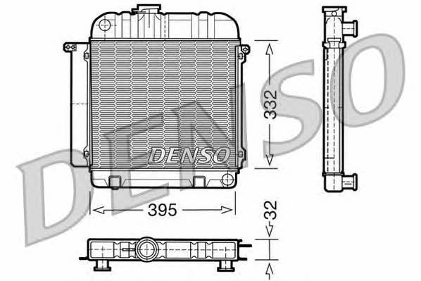 DENSO DRM05010 Радіатор охолодження двигуна DRM05010: Купити в Україні - Добра ціна на EXIST.UA!