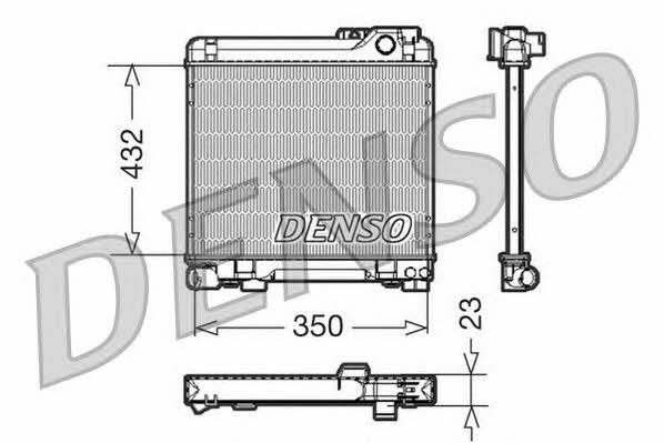DENSO DRM05013 Радіатор охолодження двигуна DRM05013: Купити в Україні - Добра ціна на EXIST.UA!