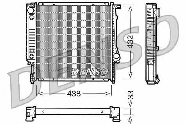 DENSO DRM05021 Радіатор охолодження двигуна DRM05021: Купити в Україні - Добра ціна на EXIST.UA!