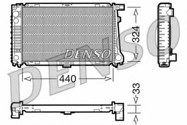 DENSO DRM05032 Радіатор охолодження двигуна DRM05032: Купити в Україні - Добра ціна на EXIST.UA!