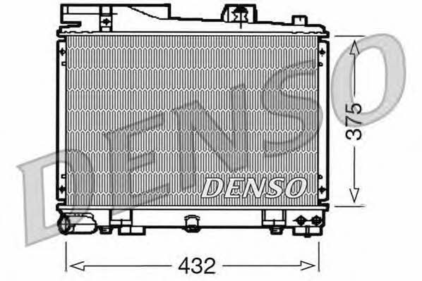 DENSO DRM05034 Радіатор охолодження двигуна DRM05034: Купити в Україні - Добра ціна на EXIST.UA!