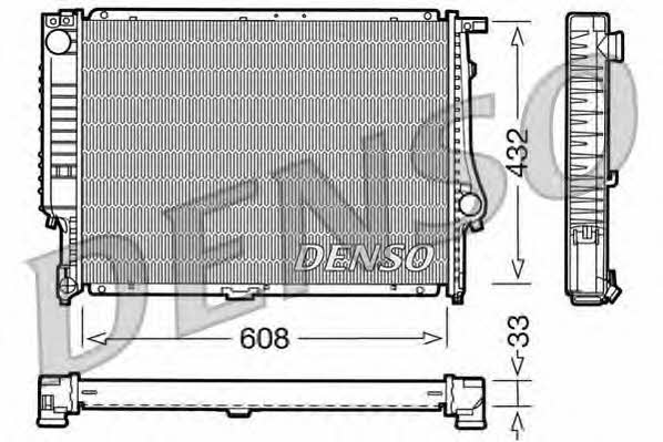 DENSO DRM05052 Радіатор охолодження двигуна DRM05052: Купити в Україні - Добра ціна на EXIST.UA!