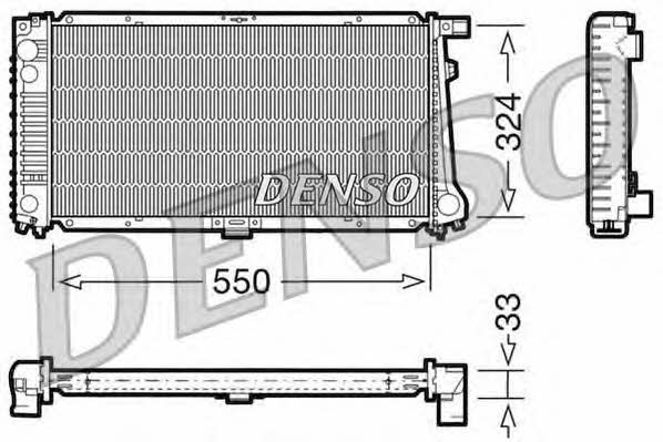 DENSO DRM05058 Радіатор охолодження двигуна DRM05058: Приваблива ціна - Купити в Україні на EXIST.UA!