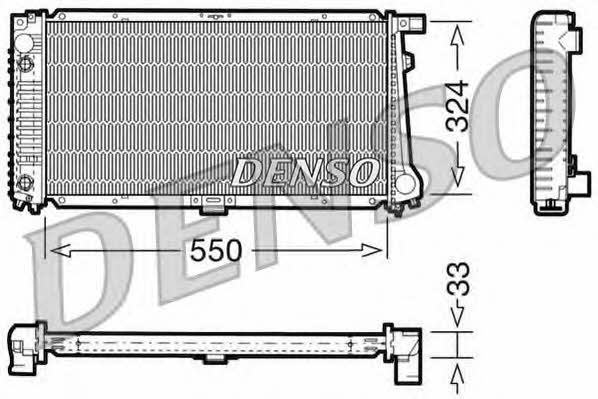 DENSO DRM05059 Радіатор охолодження двигуна DRM05059: Купити в Україні - Добра ціна на EXIST.UA!