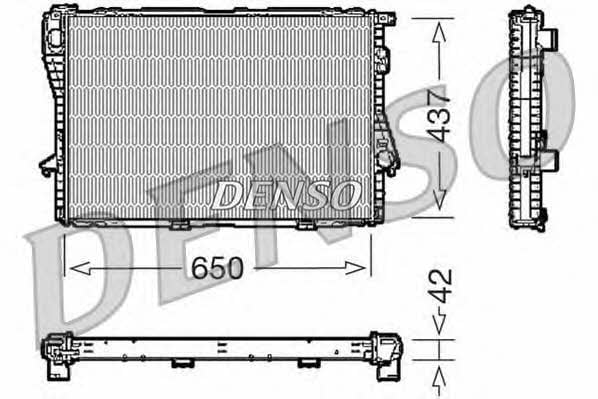 DENSO DRM05068 Радіатор охолодження двигуна DRM05068: Приваблива ціна - Купити в Україні на EXIST.UA!