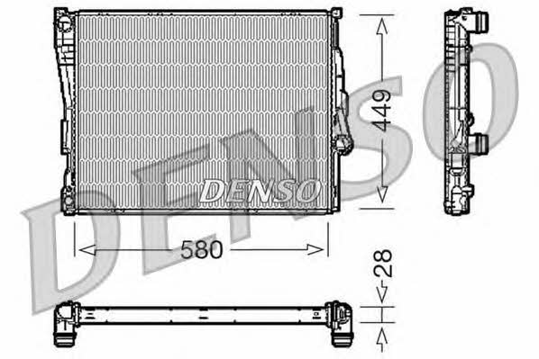 DENSO DRM05069 Радіатор охолодження двигуна DRM05069: Купити в Україні - Добра ціна на EXIST.UA!