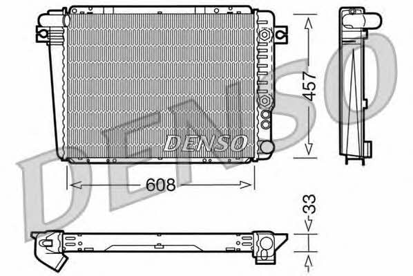 DENSO DRM05071 Радіатор охолодження двигуна DRM05071: Купити в Україні - Добра ціна на EXIST.UA!