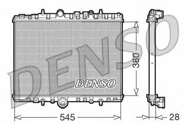 DENSO DRM07056 Радіатор охолодження двигуна DRM07056: Купити в Україні - Добра ціна на EXIST.UA!